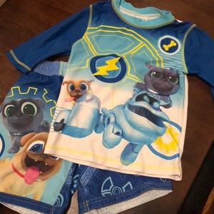 DISNEYS PUPPY DOG PAL SWIM SET 💙😍